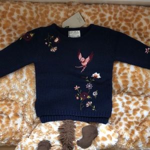 zara girl knit sweater 4t 104cm